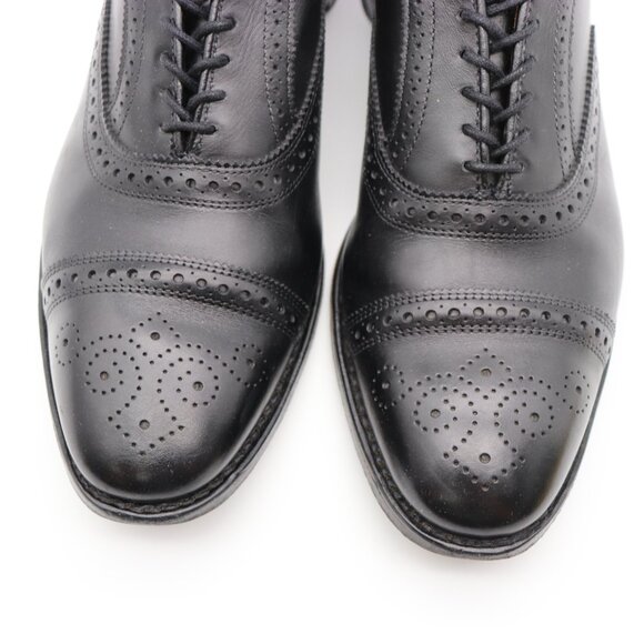 Allen Edmonds Strand Men\'s 11 D Leather Dress Shoes Cap Toe Oxford Black USA